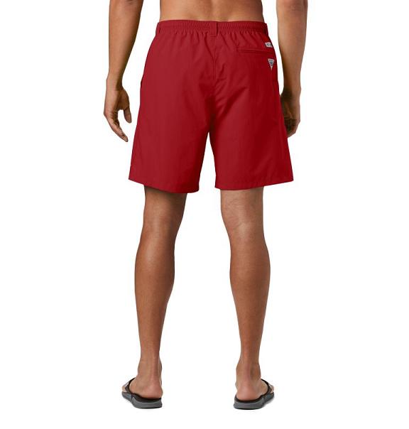 Columbia PFG Backcast III Shorts Red For Men's NZ48560 New Zealand